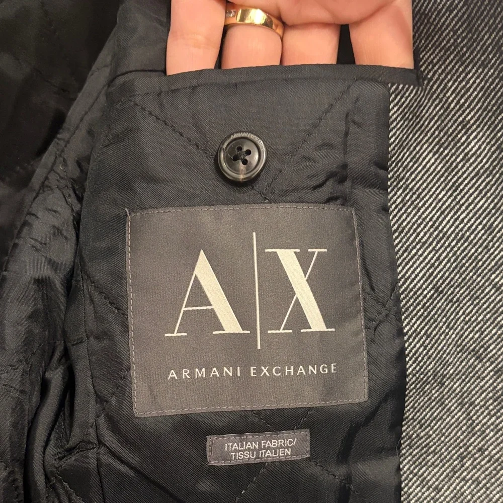 Armani Exchange Charcoal Blazer - Picture 4 of 6